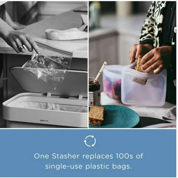 Stasher Reusable Silicone Sandwich Bag  - NWT - Picture 3 of 5